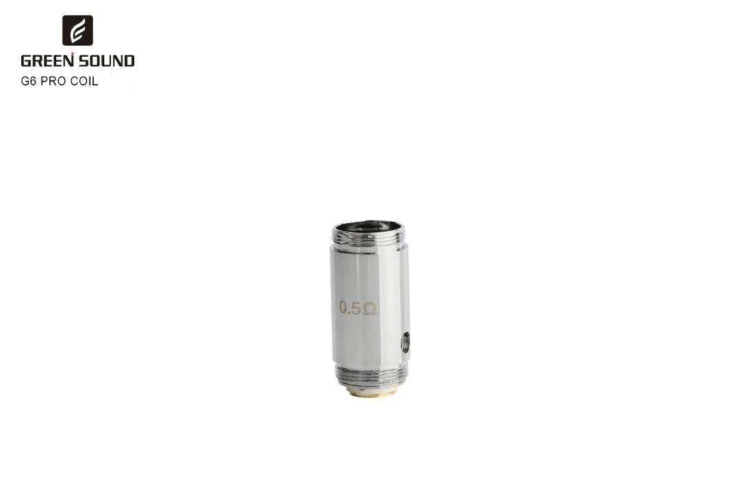 Pack of five GS G6 Pro replacement coils designed for the G6 kit, providing consistent flavor and vapor production.