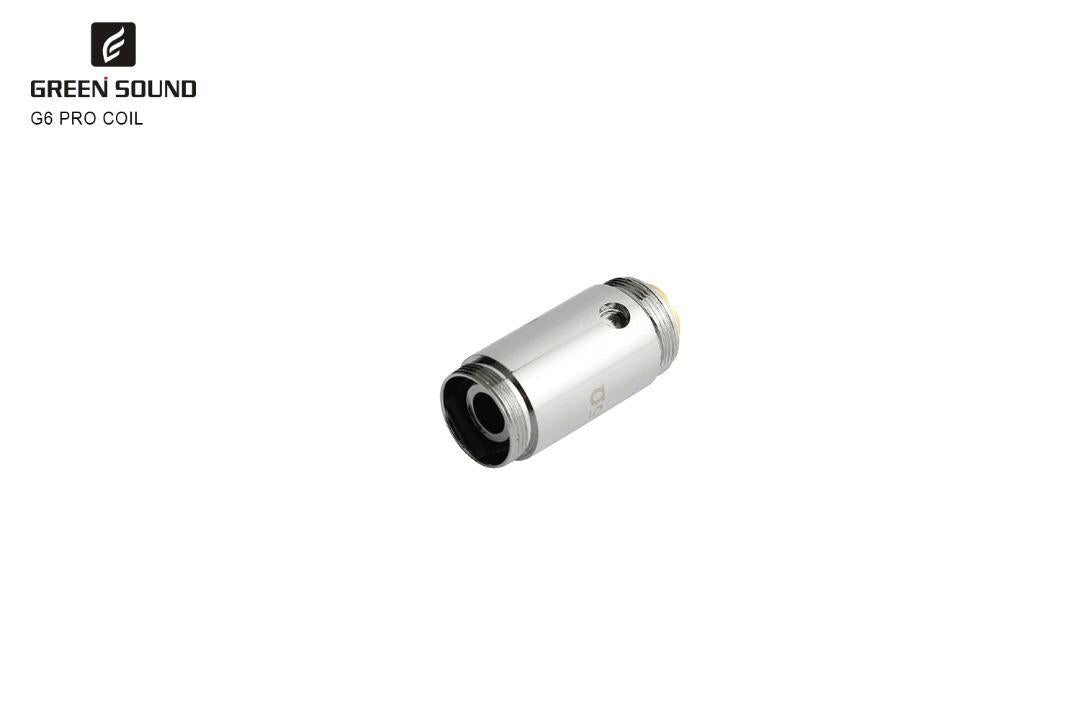 Pack of five GS G6 Pro replacement coils designed for the G6 kit, providing consistent flavor and vapor production.