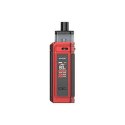 Smok G-Priv 80W Pod Vape Kit in Matte Red – bold and ergonomic pod mod featuring a matte red finish, 80W max output, intuitive fire bar activation, adjustable airflow, and LP2 coil compatibility for a customizable vaping experience.
