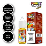 Load image into Gallery viewer, Fruity Juice Nic Salt 10ml Vape E Liquid 10mg Vape Juice 50/50 VG/PG
