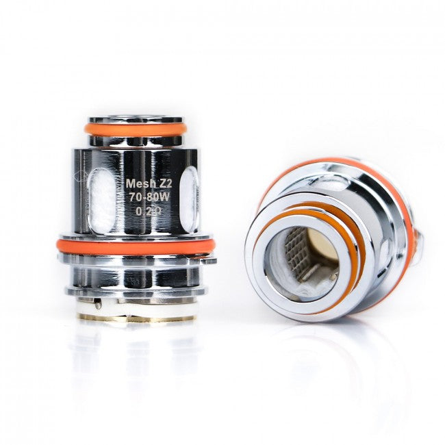 Geekvape Zeus Sub-Ohm replacement mesh coils available in Z2 variants for enhanced flavor and cloud production.