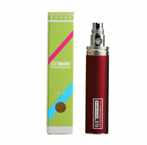 GS EGO III 3200mAh - Huge Capacity Battery With USB Charger Eco Smok Vape Store GS EGO III 3200mAh - Huge Capacity Battery With USB Charger Eco Smok Vape Store