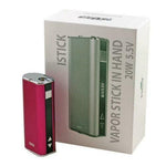Load image into Gallery viewer, Authentic Eleaf iStick mod vape e-cigarette in Red, with adjustable 20W and 30W power settings, featuring a 2200mAh rechargeable battery for extended vaping sessions.

