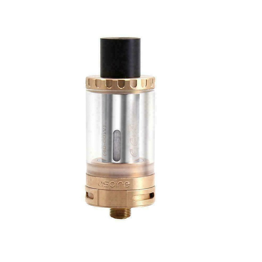 Genuine Aspire Cleito sub-ohm vape tank in Rose Gold, 2ml capacity, TPD compliant