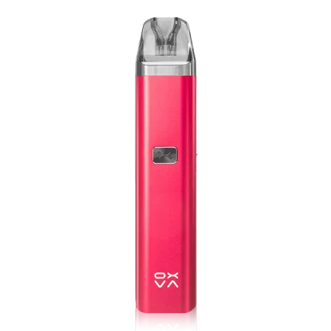OXVA Xlim C Pod Kit E‑Cigarette in Red with 900mAh battery and up to 25W output, paired with 2ml replacement pods, offering a sleek and durable design for smooth vapor production, long battery life, and a satisfying vaping experience.