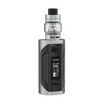 Load image into Gallery viewer, SMOK Rigel Mod Kit with TFV9 tank, 2ml e-liquid capacity, 230W starter kit in Silver with advanced temperature control and adjustable settings.

