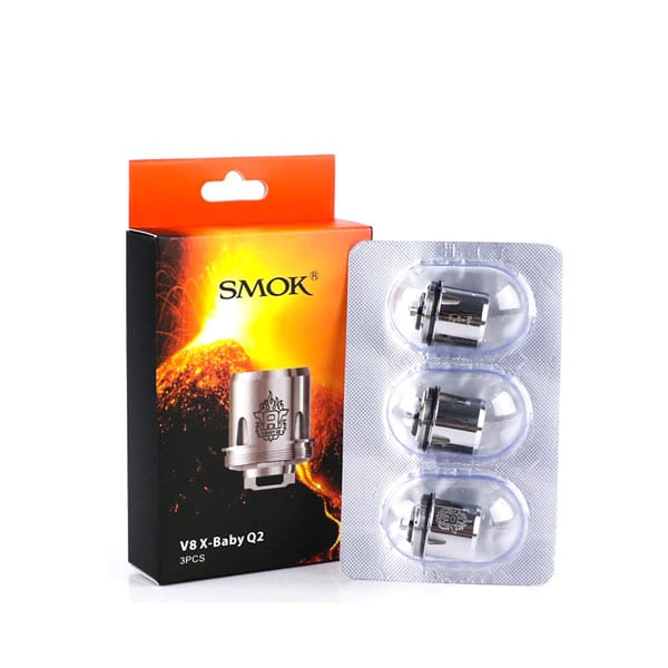 SMOK TFV8 X-Baby Coils - Pack of 3x Coils.