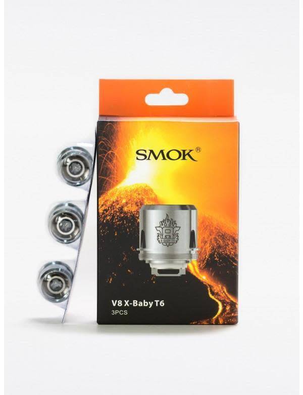 SMOK TFV8 X-Baby Coils - Pack of 3x Coils.
