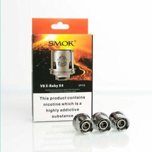 SMOK TFV8 X-Baby Coils - Pack of 3x Coils.