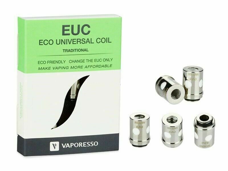 Vaporesso EUC replacement coils for Tarot Nano, available in traditional and ceramic designs for versatile vaping performance.
