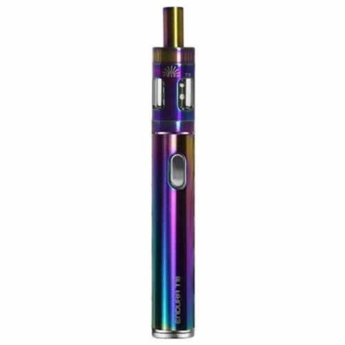 Innokin Endura T18E Vape Pen Starter Kit in Rainbow – a reliable and beginner-friendly device with a sleek design, optimized for mouth-to-lung vaping with consistent flavor, long battery life, and easy top-fill system.