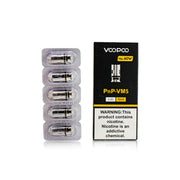 Genuine VooPoo VINCI PnP VM5 0.2 ohm mesh vape coils for 60–80W direct-to-lung vaping, pack of 5 replacement coils