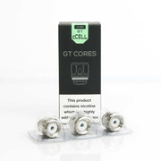 Pack of three Vaporesso GT Core replacement coils compatible with NRG and Cascade tanks, designed for rich flavor and vapor production.