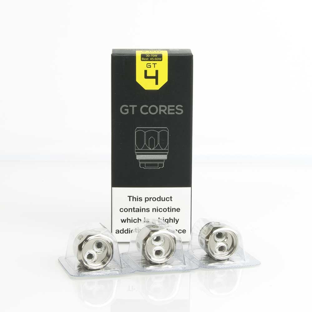 Pack of three Vaporesso GT Core replacement coils compatible with NRG and Cascade tanks, designed for rich flavor and vapor production.