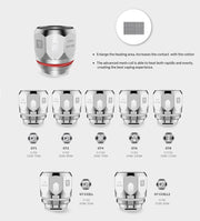 Pack of three Vaporesso GT Core replacement coils compatible with NRG and Cascade tanks, designed for rich flavor and vapor production.