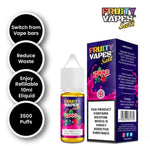 Load image into Gallery viewer, Fruity Juice Nic Salt 10ml Vape E Liquid 10mg Vape Juice 50/50 VG/PG
