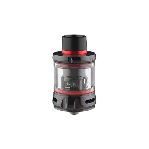 Close-up of the Uwell Nunchaku 2 sub-ohm vape tank in Black Red, featuring a 2ml e-liquid capacity, sleek metallic design, adjustable airflow, and compatible with high-wattage vaping