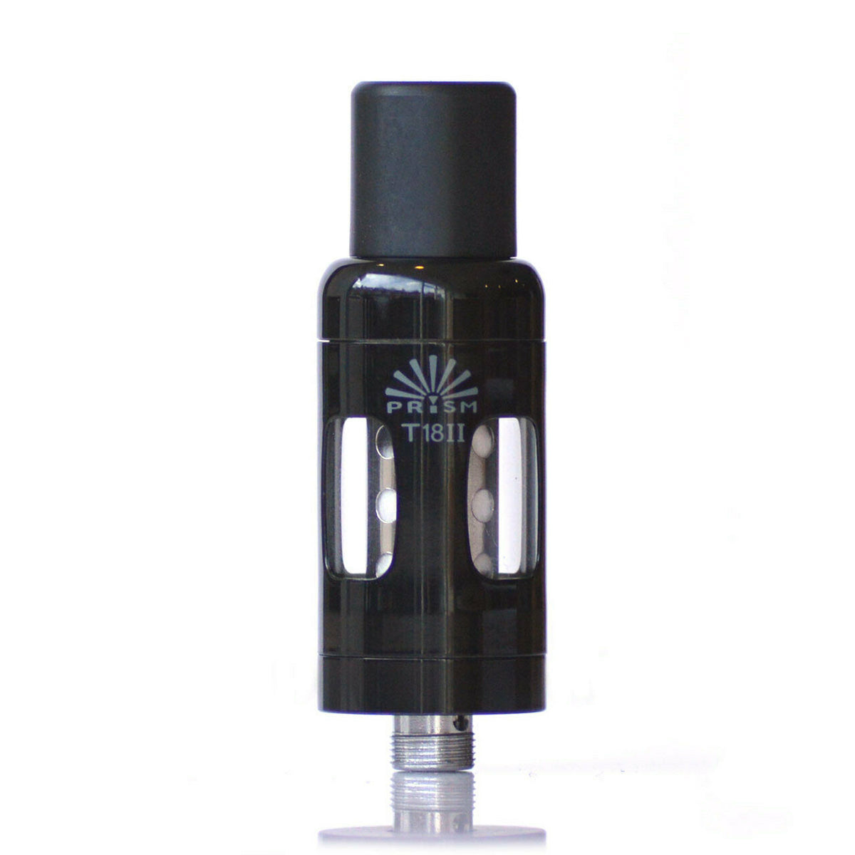 Innokin Endura T18 II Prism Tank TPD version in Black with 2ml e-liquid capacity, designed for smooth mouth-to-lung vaping.