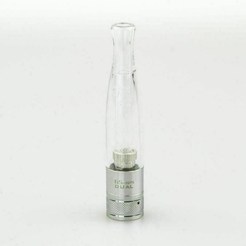 GS H2S Dual Core Atomizer Clearomizer 1x E-Cigarette E-Shisha Vape Hookah