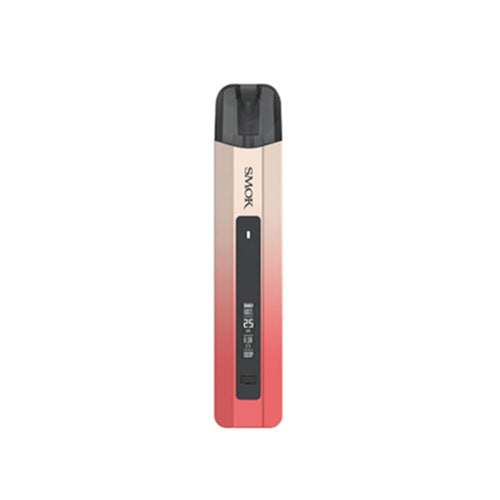 SMOK Nfix Pro 25W Pod System Kit in Gold Red – ultra-slim and powerful pod device with an adjustable 5–25W output, 700mAh battery, and compatibility with LP1 coils for precise MTL vaping.