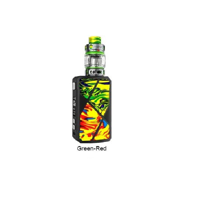Freemax Maxus 200W box mod vaping kit in green-red finish with 2ml tank capacity, designed for powerful and customizable vaping.