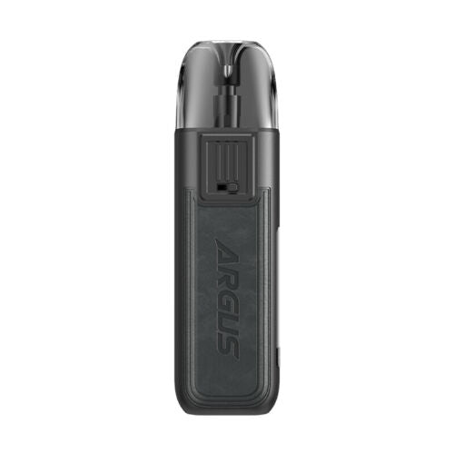 Genuine VooPoo Argus Pod Kit in Grey – sleek and reliable pod system featuring a 800mAh battery, GENE.AI chip, side-fill pods, and airflow adjustment for a customizable and smooth MTL vape.