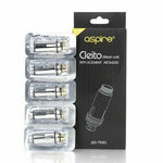Load image into Gallery viewer, Aspire Cleito Pro and Mesh replacement coils in 0.4Ω, 0.27Ω, 0.2Ω, and 0.5Ω resistances, compatible with Cleito 120 Mesh tank.
