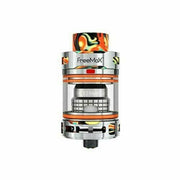 FreeMax Fireluke 3 sub-ohm vape tank in Orange, featuring 2ml e-liquid capacity, durable construction, includes free replacement glass, and TPD compliant for enhanced vaping experience.