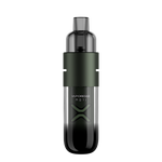 Load image into Gallery viewer, Vaporesso X Moti X Mini Pod Kit in Aurora Green – futuristic and compact pod system featuring a transparent body with a 1150mAh battery, COREX heating tech, and adjustable airflow for a rich RDL vaping experience.
