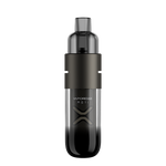 Load image into Gallery viewer, Vaporesso X Moti X Mini Pod Kit in Gunmetal Grey – futuristic and compact pod system featuring a transparent body with a 1150mAh battery, COREX heating tech, and adjustable airflow for a rich RDL vaping experience.
