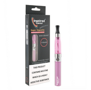Inspired Vapour EGO CE4 Vape Pen Starter Kit in Pink – 1100mAh e-cig kit with refillable atomiser, ideal for beginners.
