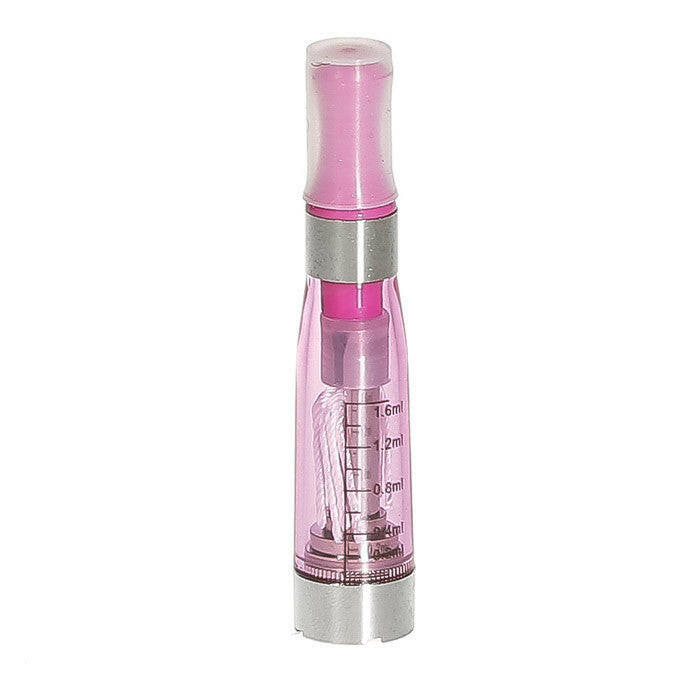 EGO CE4 clearomiser in Pink, part of a mixed colours range, designed for e-cigarettes with refillable tank system