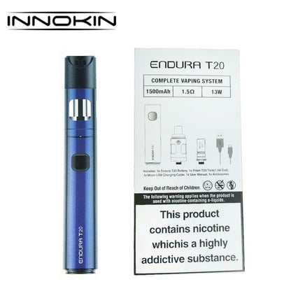 Genuine Innokin Endura T20 Vape Pen E-Cigarette Starter Kit 1500mAh -All Colours