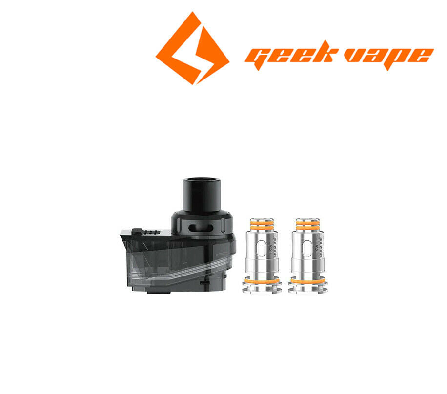 Geek Vape Aegis Hero replacement pod, 1x genuine refillable cartridge with 2ml e‑liquid capacity, TPD compliant, designed for the Aegis Hero pod system to deliver rich flavor, smooth vapor, and durable vaping performance.