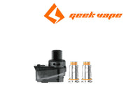 Geek Vape Aegis Hero replacement pod, 1x genuine refillable cartridge with 2ml e‑liquid capacity, TPD compliant, designed for the Aegis Hero pod system to deliver rich flavor, smooth vapor, and durable vaping performance.