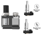 Load image into Gallery viewer, Lost Vape Orion Plus DNA replacement pod cartridge with built-in mouthpiece, compatible with Orion Plus pod vape kits.
