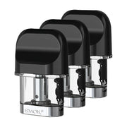 SMOK Novo 0.8 ohm mesh replacement pods, pack of 3 refillable cartridges for SMOK Novo pod vape kits.