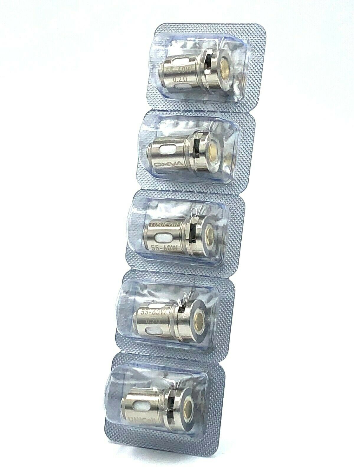 Genuine Oxva Origin Unicoil 0.2 ohm mesh vape coils, pack of 5 replacement atomizers for Oxva Origin pod kits