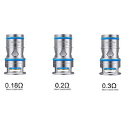 Genuine Aspire ODAN replacement mesh coil atomizer heads in 0.2Ω, 0.3Ω, and 0.18Ω resistances for Aspire ODAN vape kits.