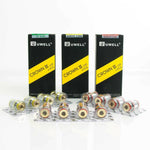 Load image into Gallery viewer, Uwell Crown III replacement vape coils, pack of 4 with 0.25Ω, 0.4Ω, and 0.5Ω resistance options for Crown III tank.
