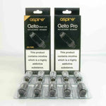 Load image into Gallery viewer, Aspire Cleito Pro and Mesh replacement coils in 0.4Ω, 0.27Ω, 0.2Ω, and 0.5Ω resistances, compatible with Cleito 120 Mesh tank.
