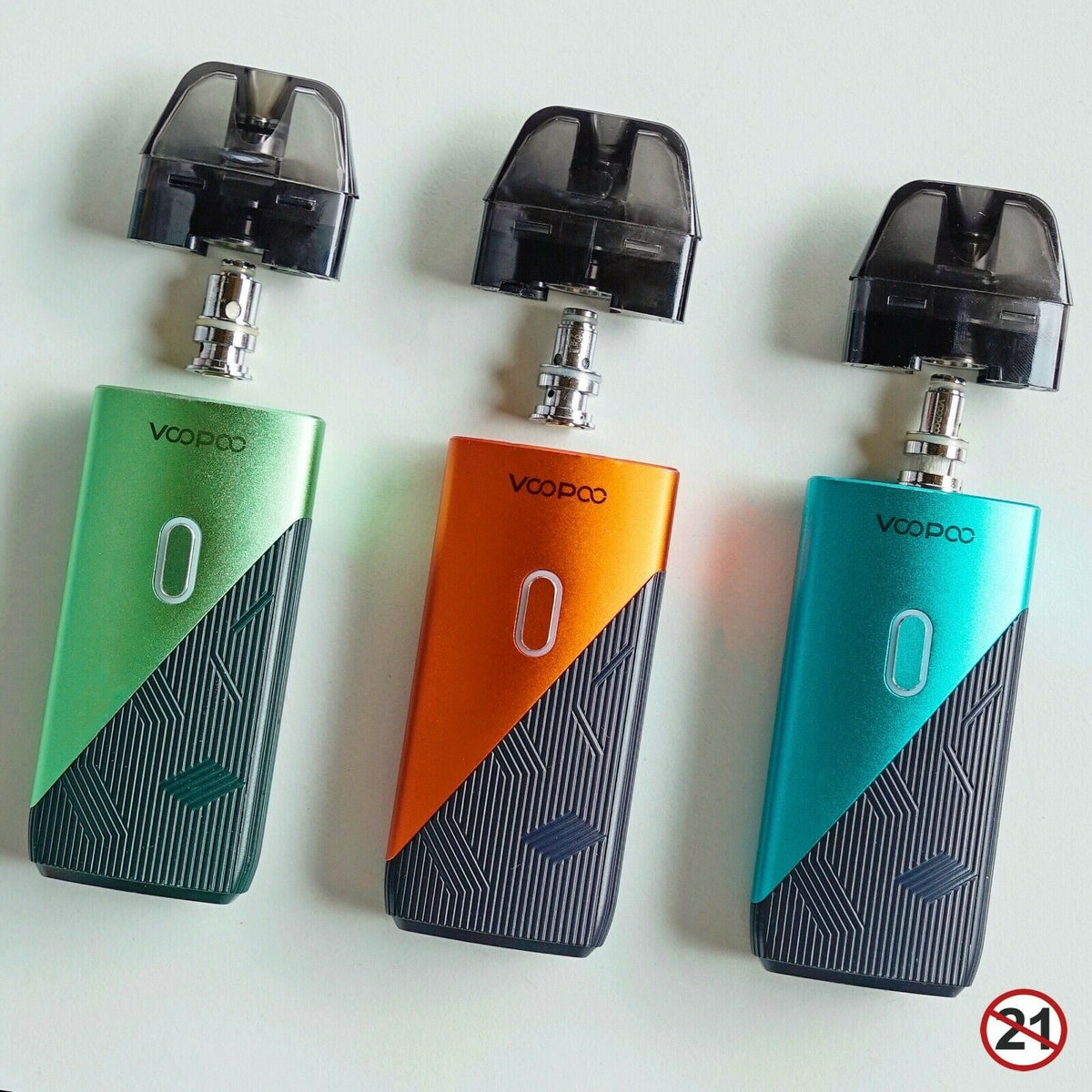 Voopoo Find S Trio Pod Kit – compact vape pod system with refillable pods and built-in battery.