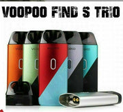 Voopoo Find S Trio Pod Kit – compact vape pod system with refillable pods and built-in battery.
