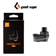 Geek Vape Aegis Hero replacement pod, 1x genuine refillable cartridge with 2ml e‑liquid capacity, TPD compliant, designed for the Aegis Hero pod system to deliver rich flavor, smooth vapor, and durable vaping performance.