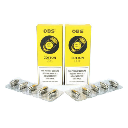 OBS KFB 2- S1 Or N1 Real Coil Atomisers Pack of 5x Replacement Coils