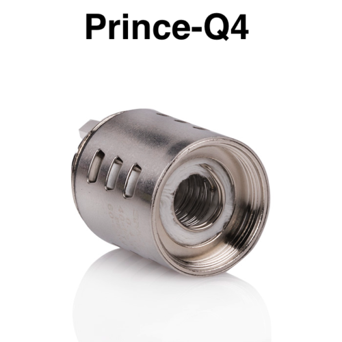 Pack of three Smok TFV12 Prince Q4 0.4ohm replacement coils, compatible with V12 Prince Tank for sub-ohm vaping.