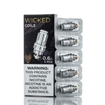 Load image into Gallery viewer, Genuine Snowwolf Wicked 0.6 ohm mesh replacement coils for Afeng and Wicked pod vape kits
