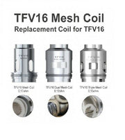 SMOK TFV16 Cloud Beast King replacement coils available in single, dual, and triple mesh designs for massive vapor and rich flavor.