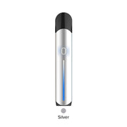 Genuine IQ Touch Refillable Pod Kit in Silver – 450mAh battery, 2ml capacity, compact pod vape device.