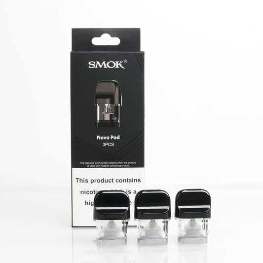 SMOK Novo Replacement Pod Cartridges 1.2 Ohm - Pack of 3x.